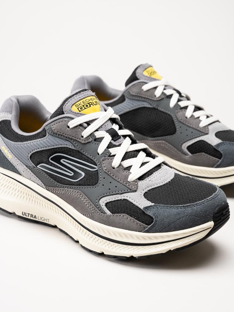 Skechers - Go Run Consistent 2.0 - Grå sneakers i mocka