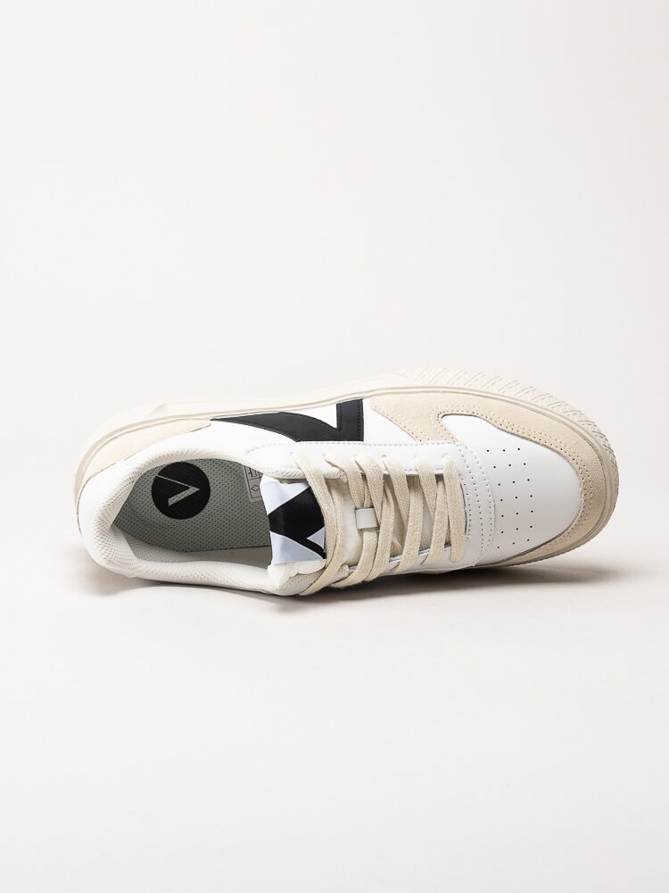 ARKK Copenhagen - Uncover - Vita skinnsneakers med mockadetaljer