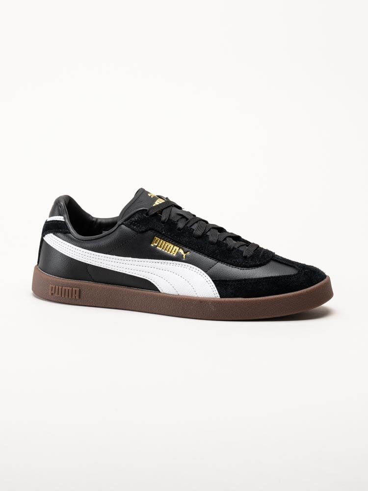 Puma - Club II Era - Svarta retrosneakers i skinn