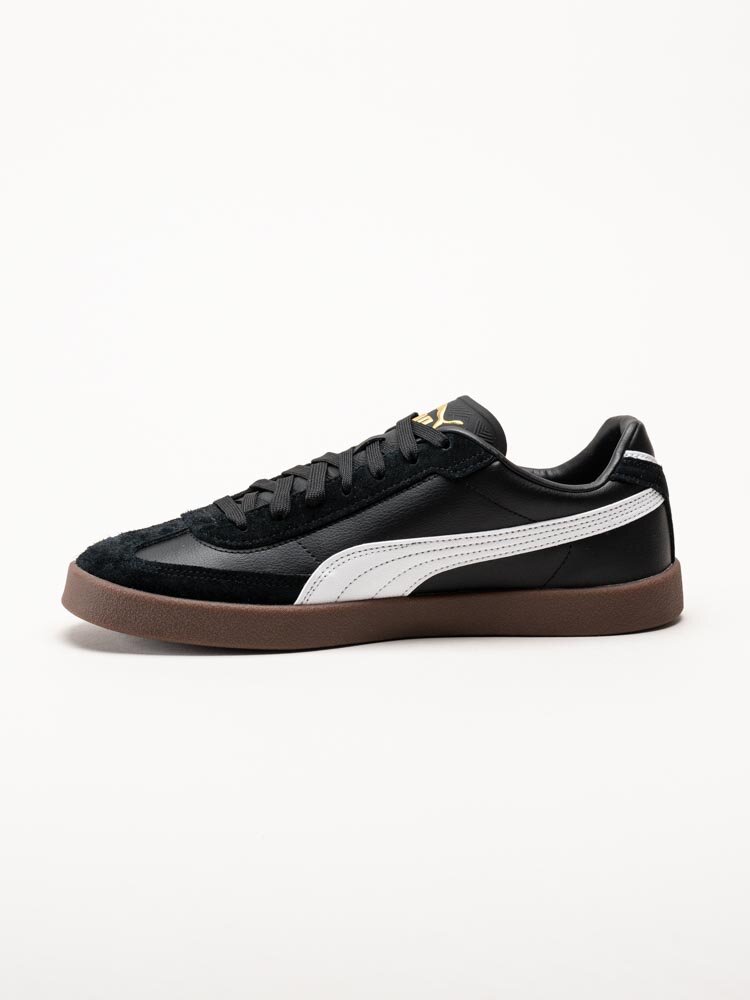 Puma - Club II Era - Svarta retrosneakers i skinn