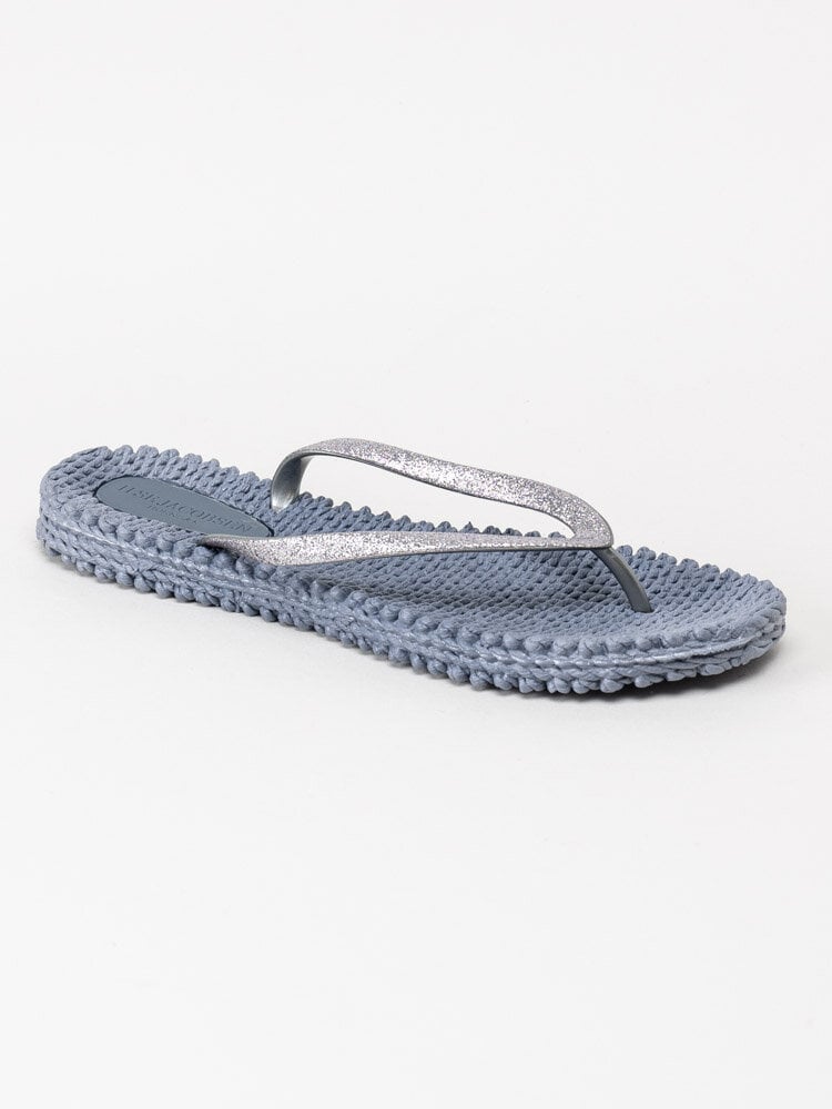 Ilse Jacobsen - Cheerful - Grå flip flop med glitter