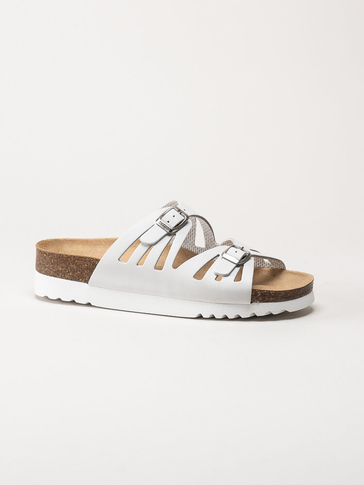 Scholl - Ystad - Off white slip in sandaler