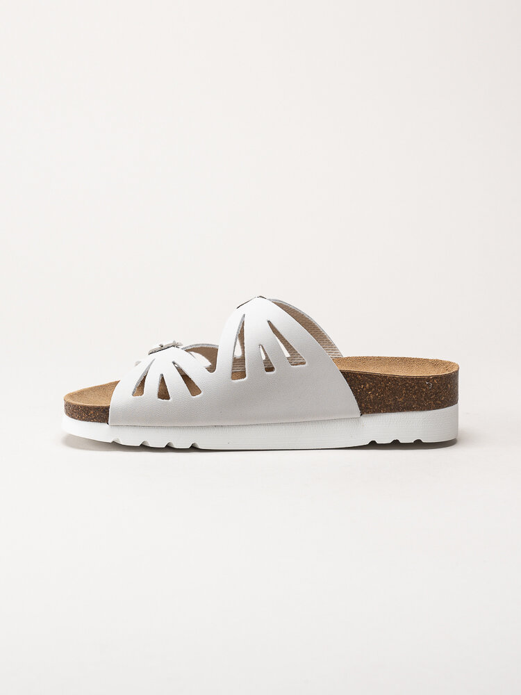 Scholl - Ystad - Off white slip in sandaler