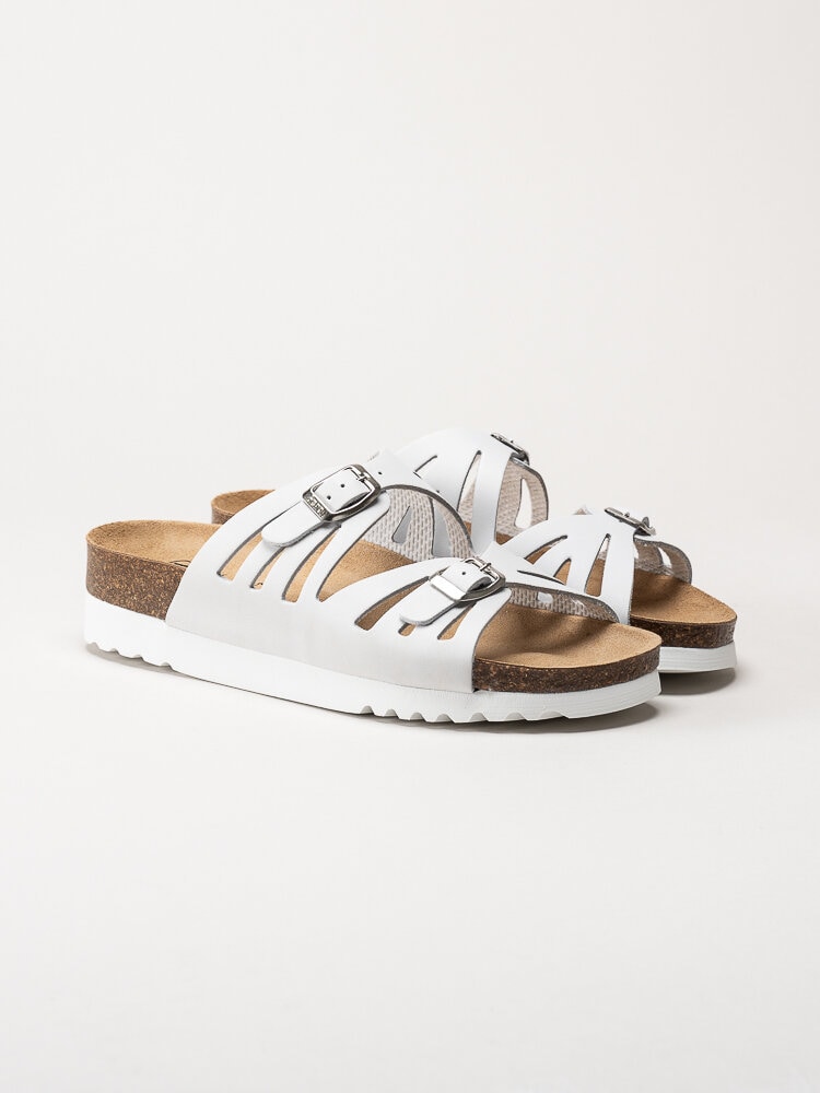 Scholl - Ystad - Off white slip in sandaler