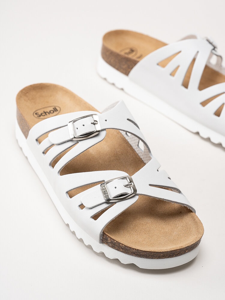 Scholl - Ystad - Off white slip in sandaler