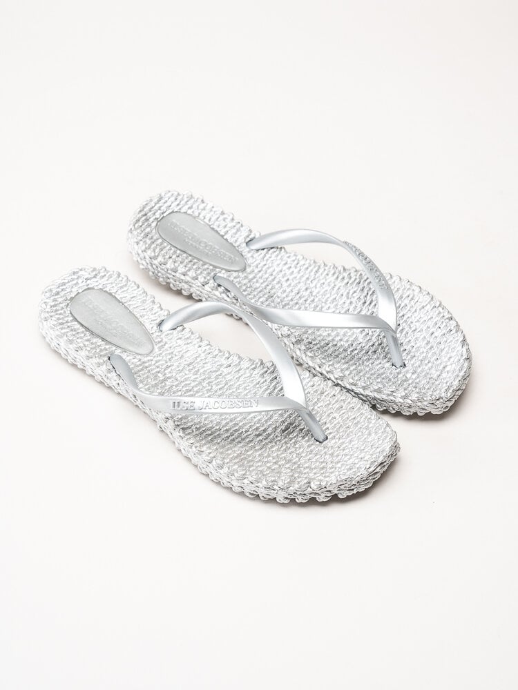 Ilse Jacobsen - Cheerful02 - Silverfärgade flip flops