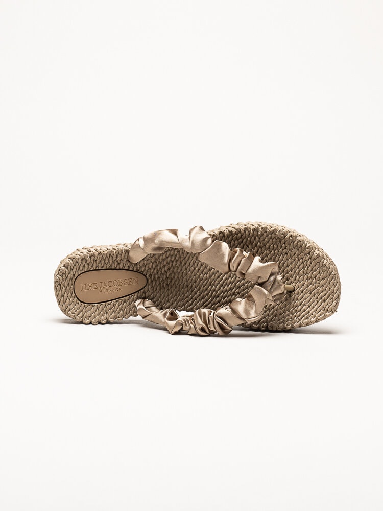 Ilse Jacobsen - Cheerful06 - Bruna flip flops med satinremmar