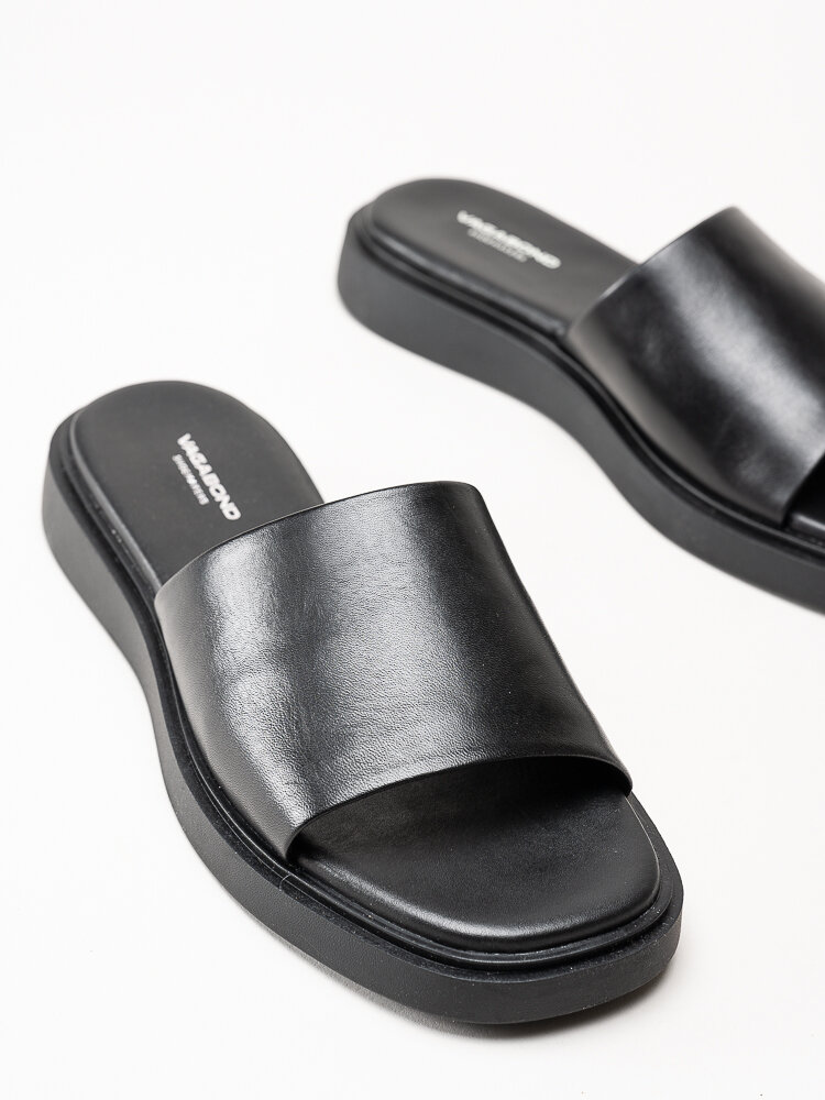 Vagabond - Connie - Svarta slip in sandaler i skinn