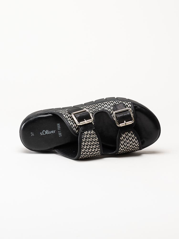 S.Oliver - Svarta slip in sandaler