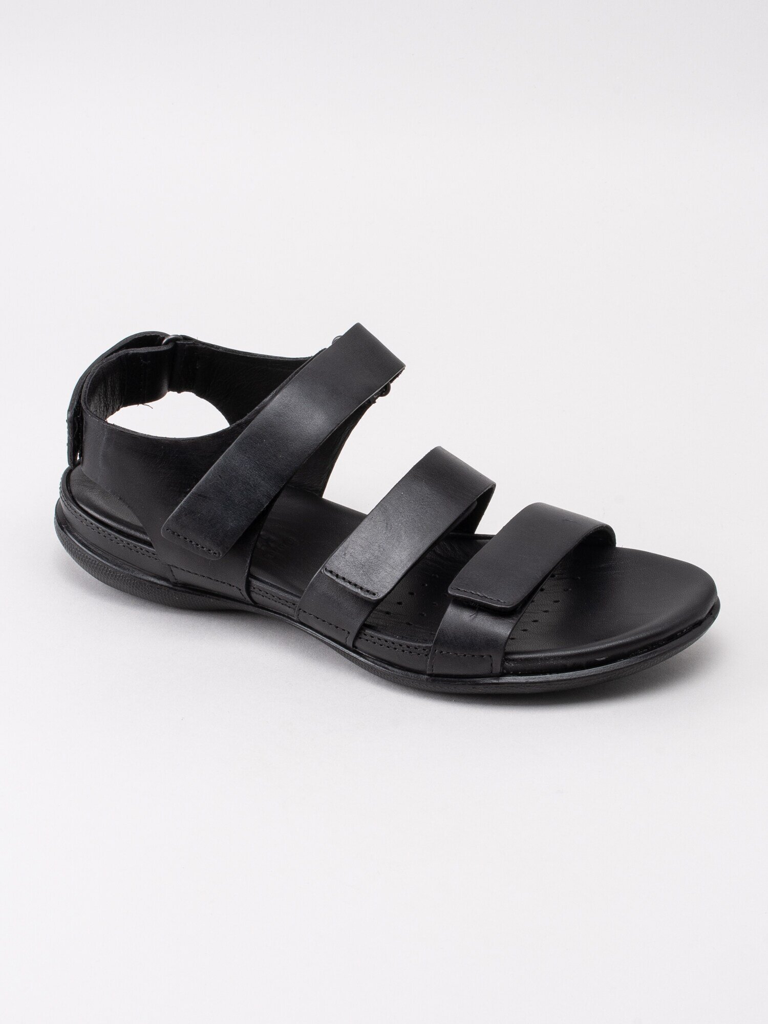 Ecco - Flash Sandal - Svarta sandaler i skinn