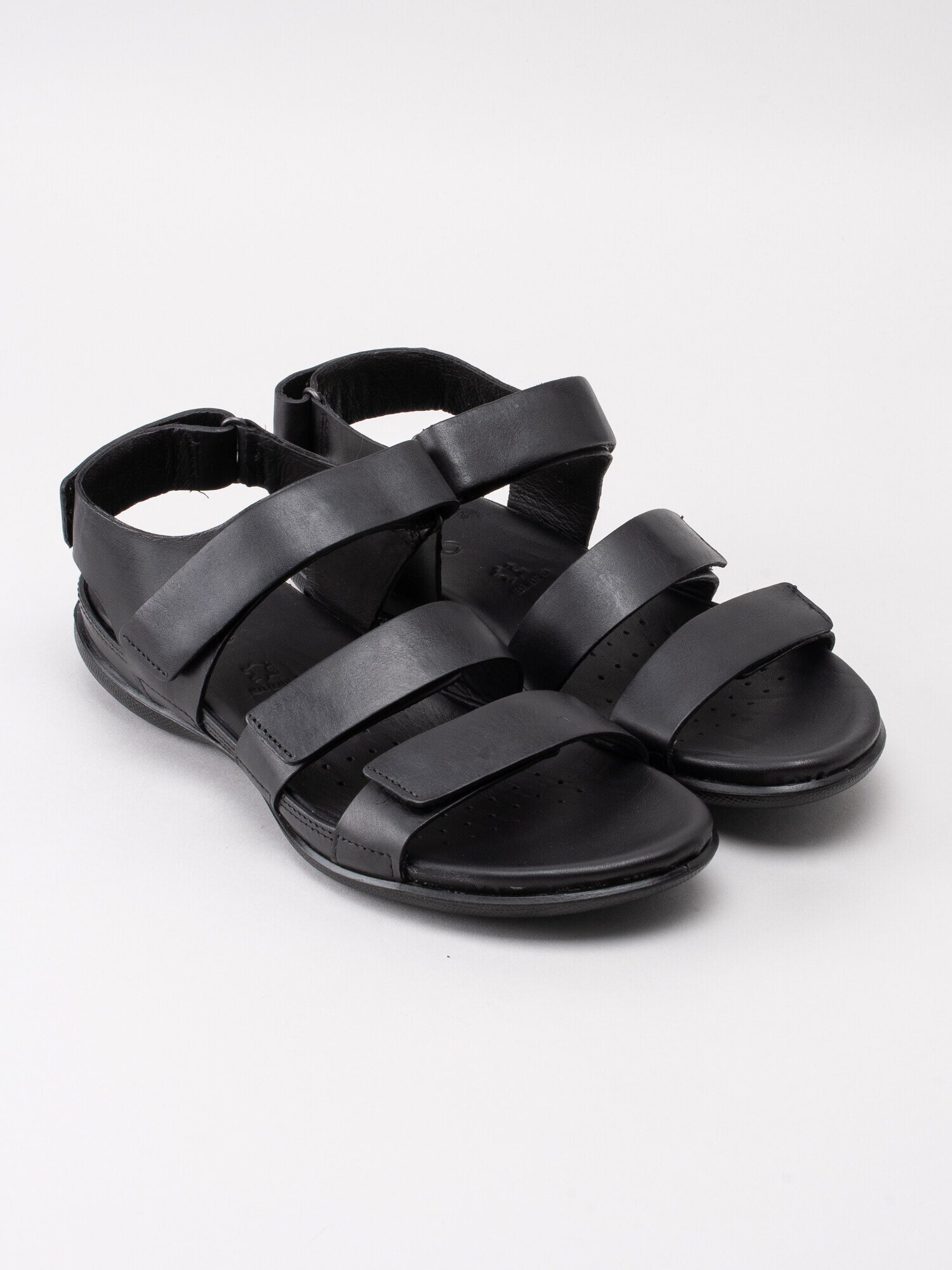 Ecco - Flash Sandal - Svarta sandaler i skinn