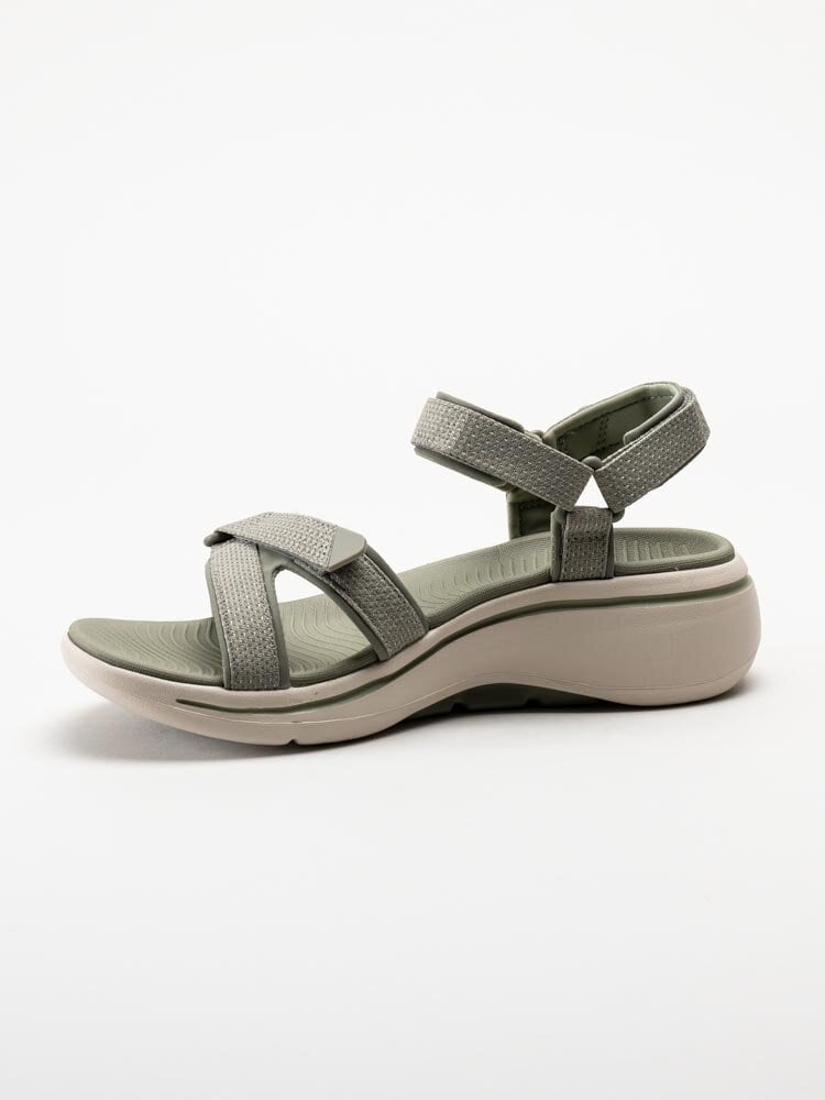 Skechers - GoWalk Arch Fit Sandal - Gröna sportiga remsandaler