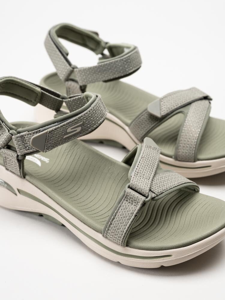 Skechers - GoWalk Arch Fit Sandal - Gröna sportiga remsandaler