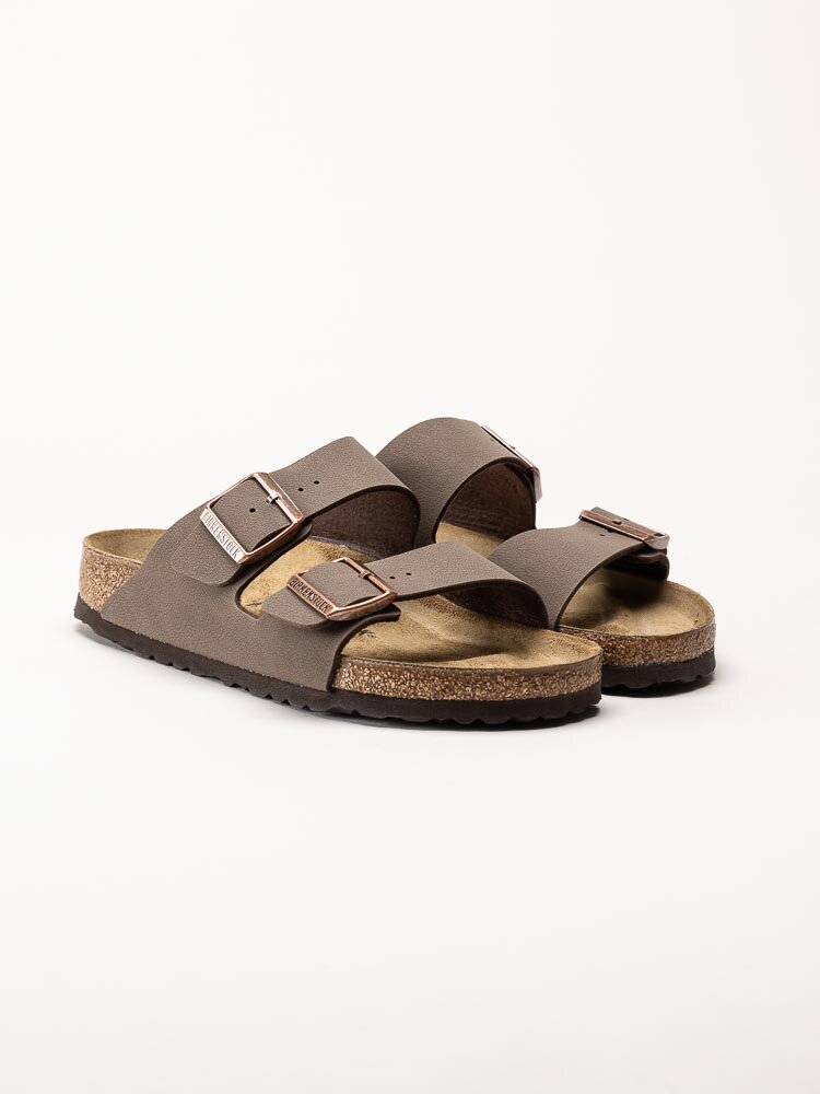 Birkenstock - Arizona Regular - Bruna slip in sandaler med normal läst