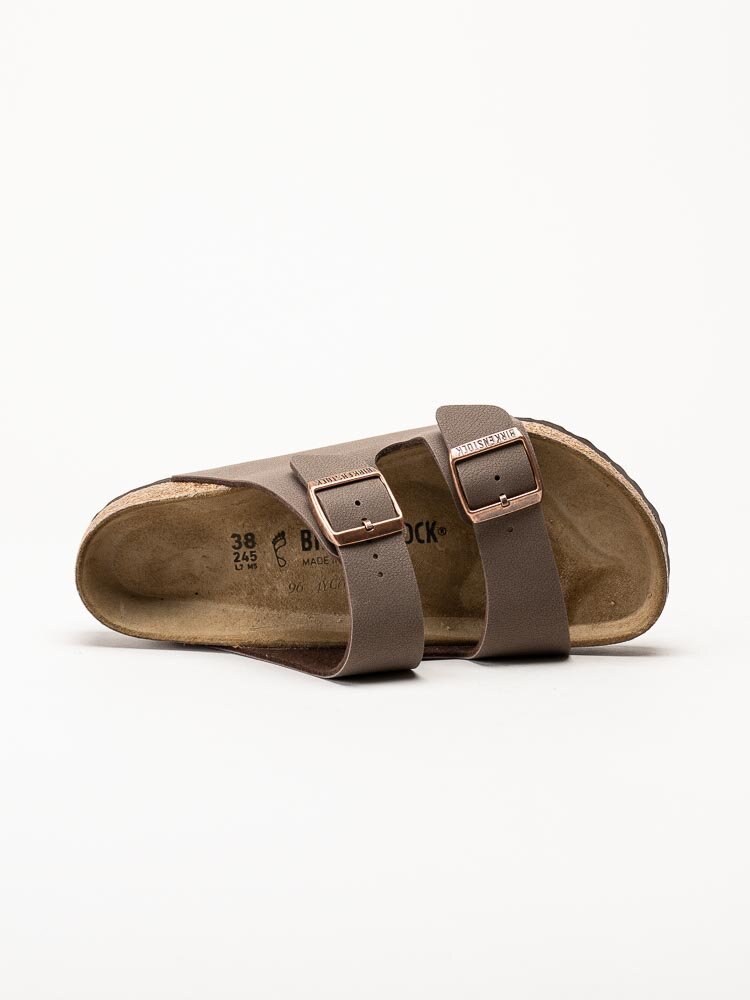 Birkenstock - Arizona Regular - Bruna slip in sandaler med normal läst