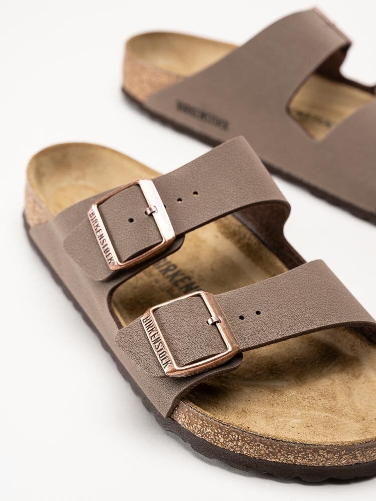 Birkenstock - Arizona Regular - Bruna slip in sandaler med normal läst