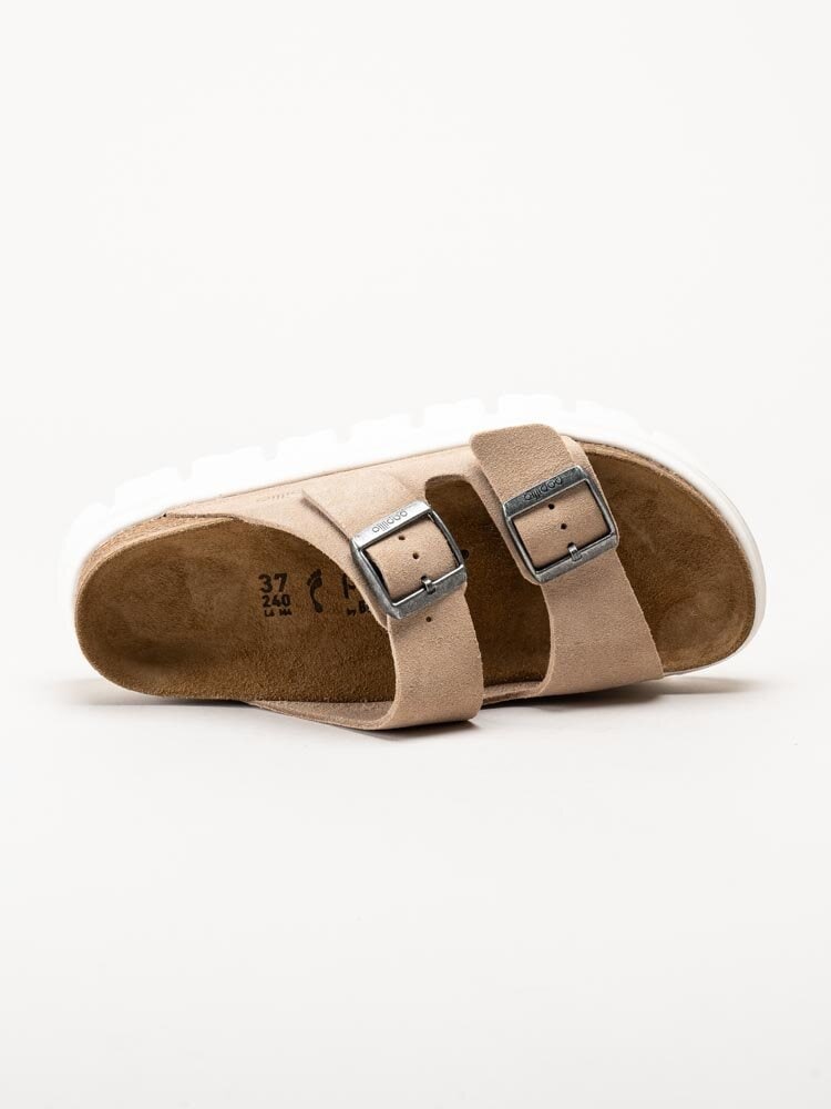 Papillio - Arizona Pap Chunky - Beige tofflor i mocka