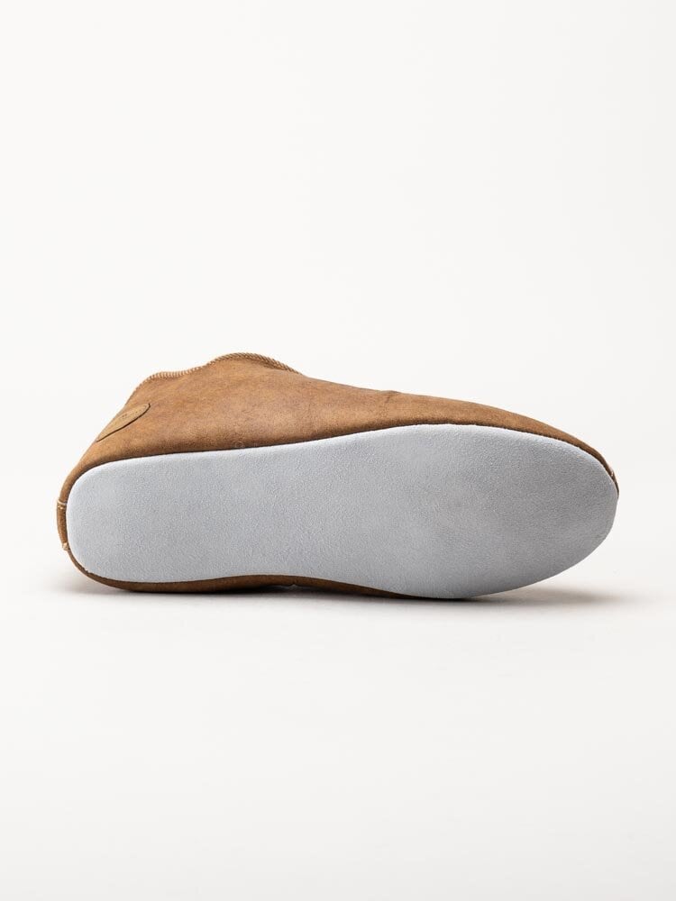 Shepherd - Lina - Ljusbruna slip on fårskinnstofflor