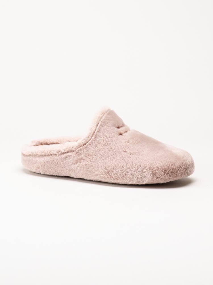 Hush Puppies - Olivia - Rosa fluffiga slip in tofflor