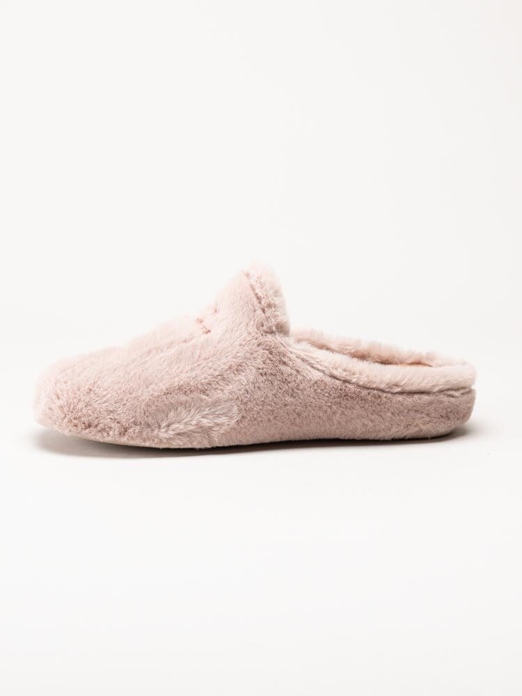 Hush Puppies - Olivia - Rosa fluffiga slip in tofflor