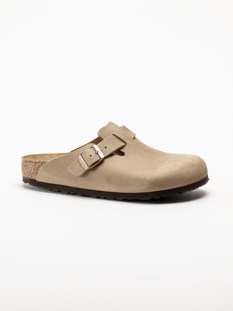 Birkenstock - Boston - Beige slip in sandaler