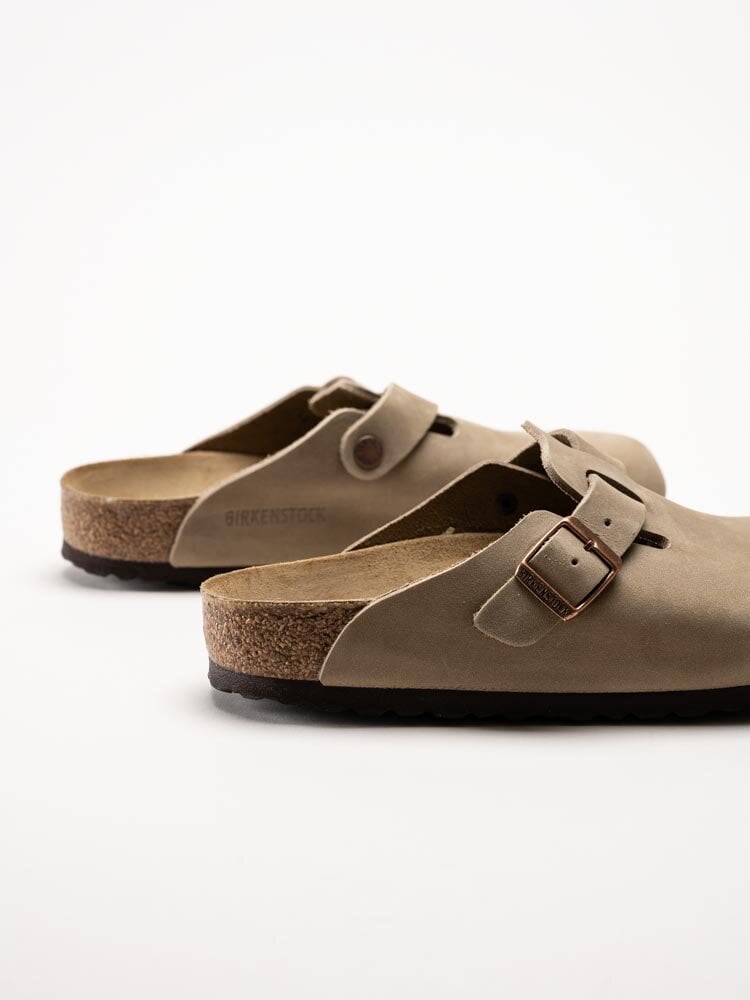 Birkenstock - Boston - Beige slip in sandaler