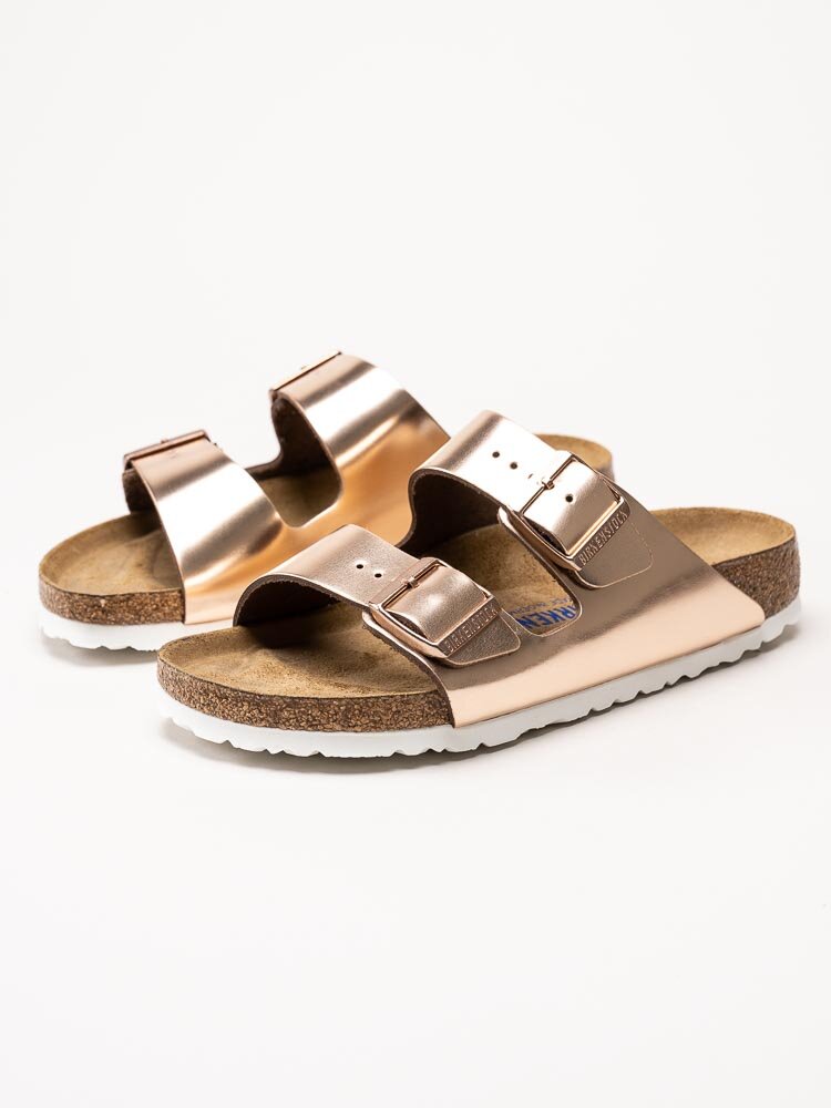 Birkenstock - Arizona Narrow SFB - Roséfärgade slip in sandaler