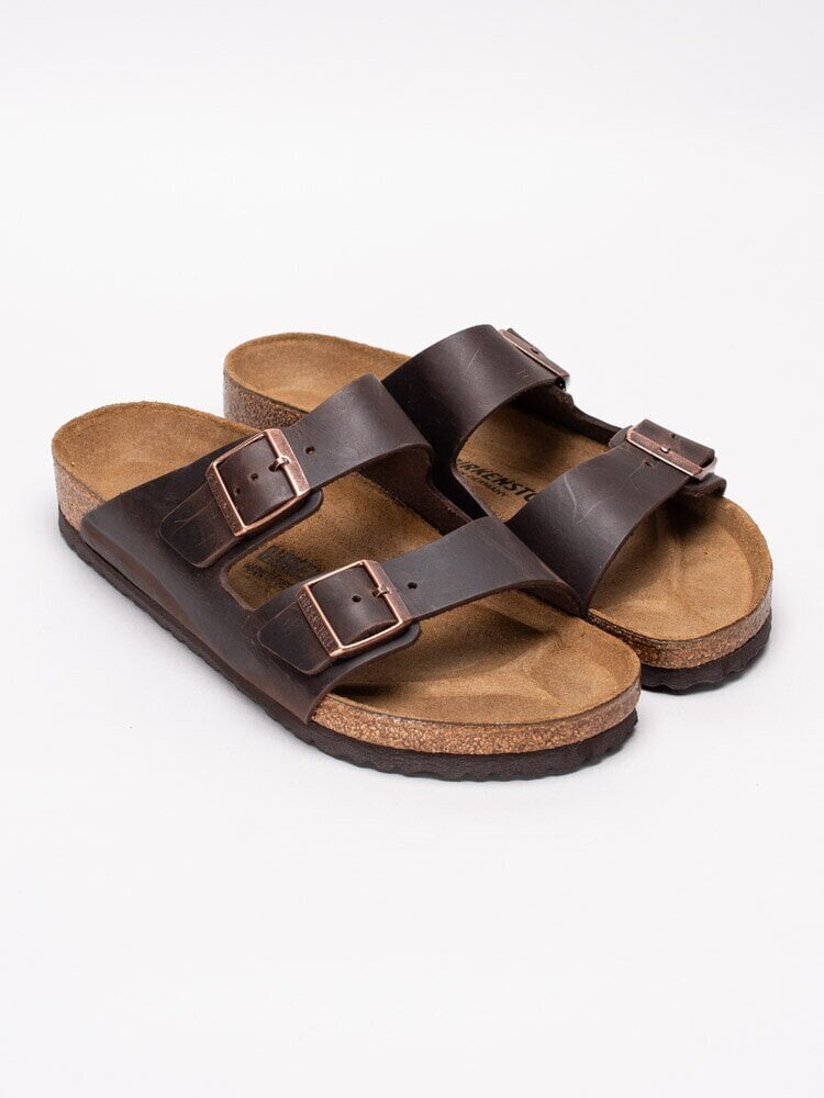 Birkenstock - Arizona oiled leather - Bruna slip in sandaler