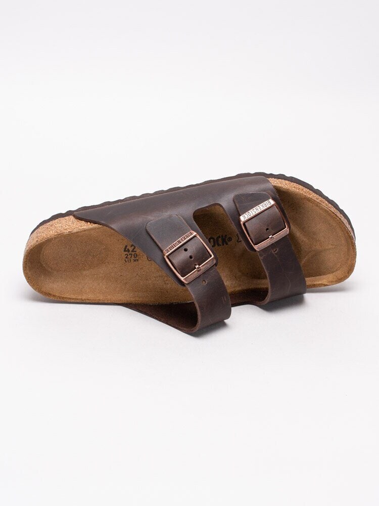 Birkenstock - Arizona oiled leather - Bruna slip in sandaler