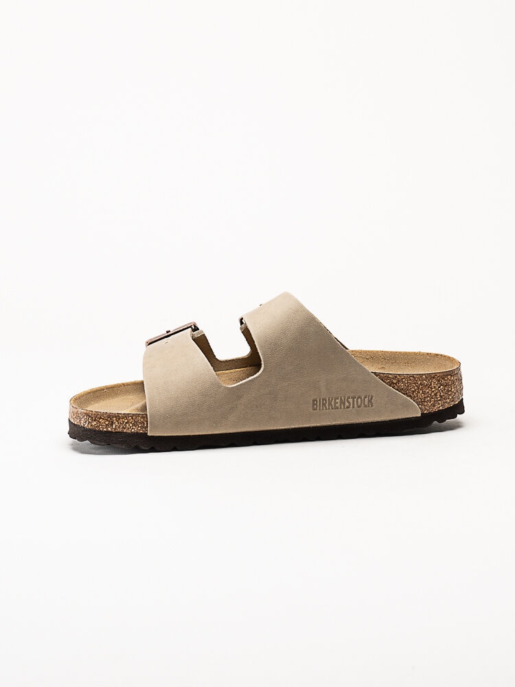 Birkenstock - Arizona oiled leather - Beige slip in sandaler