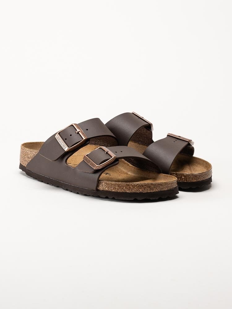 Birkenstock - Arizona birkoflor narrow - Bruna slip in sandaler