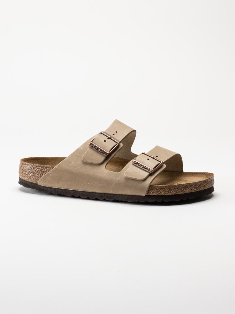 Birkenstock - Arizona oiled leather - Ljusbruna slip in sandaler