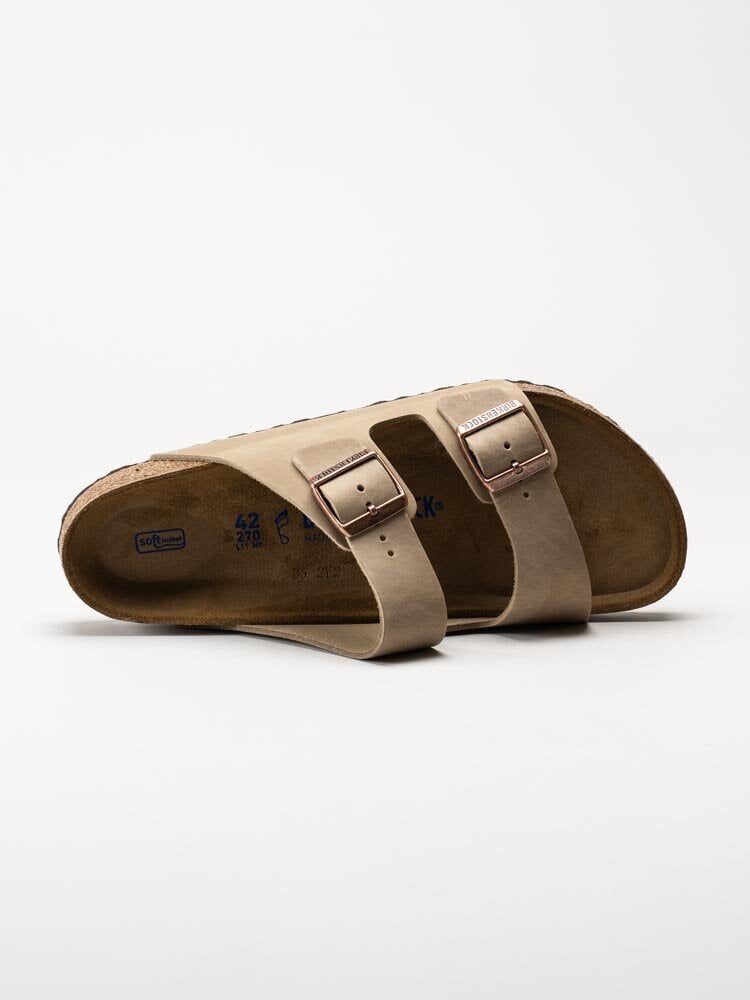 Birkenstock - Arizona oiled leather - Ljusbruna slip in sandaler