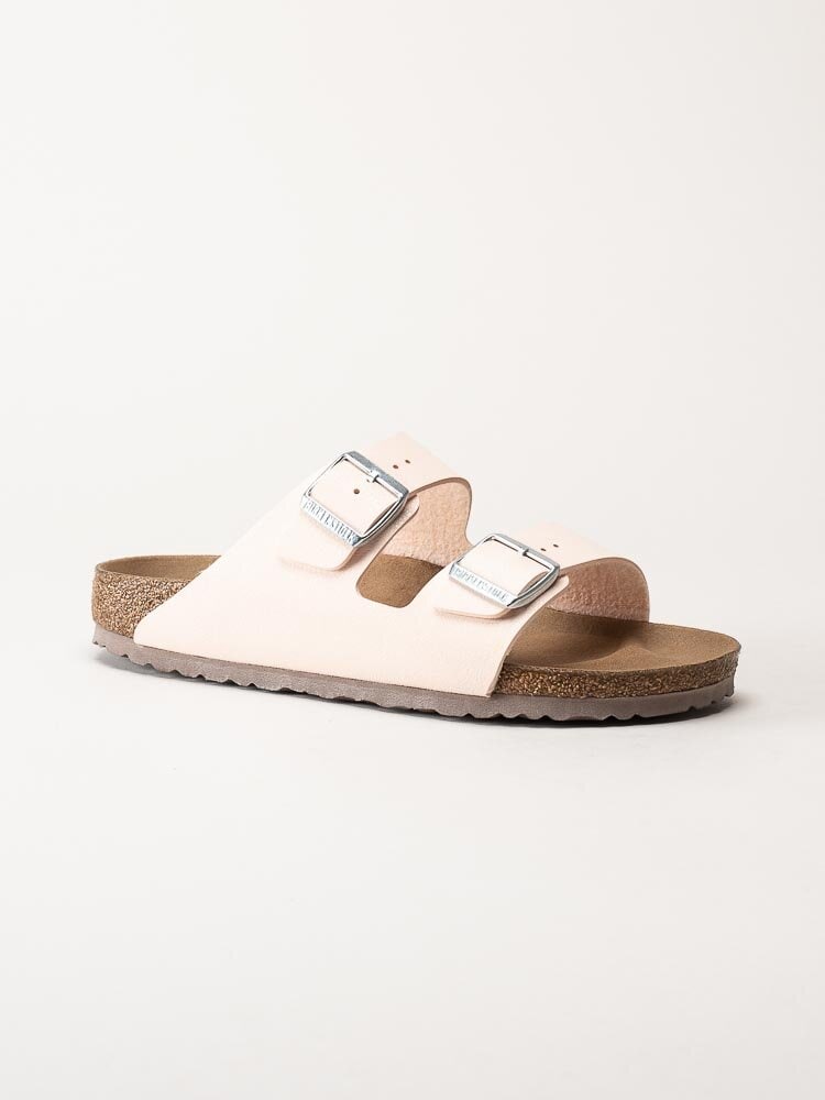 Birkenstock - Arizona Platform Suede - Svarta tofflor i mocka