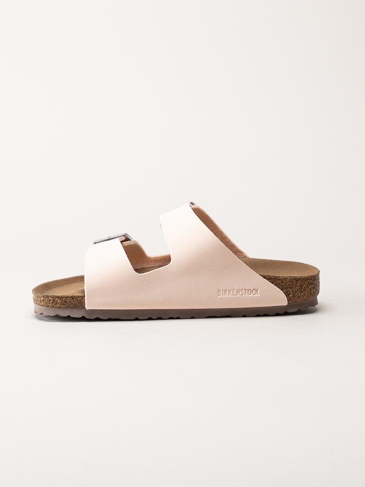 Birkenstock - Arizona Platform Suede - Svarta tofflor i mocka