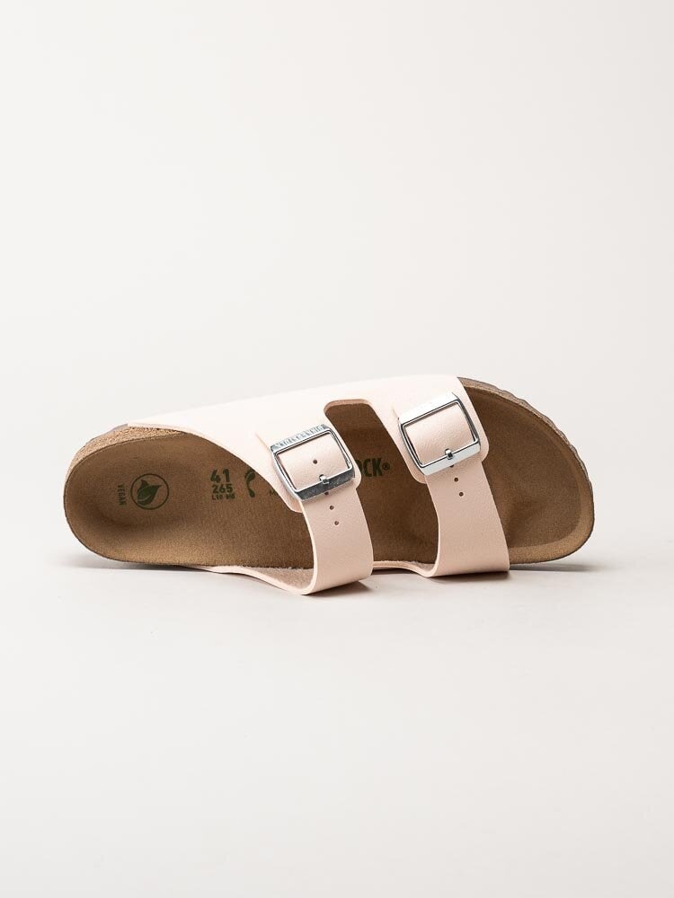 Birkenstock - Arizona Platform Suede - Svarta tofflor i mocka