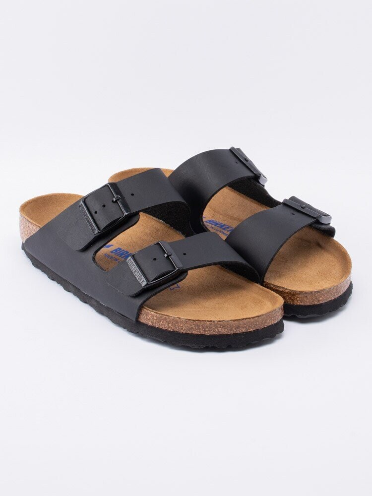 Birkenstock - Arizona SFB narrow - Svarta slip in sandaler