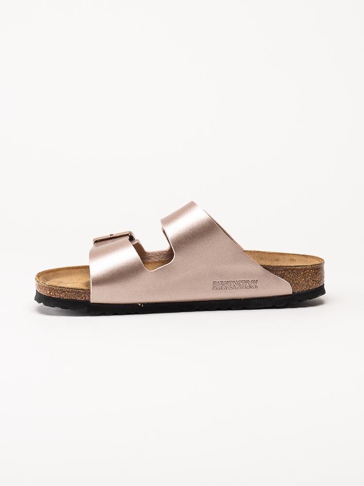 Birkenstock - Arizona Birko-Flor narrow - Kopparfärgade slip in sandaler