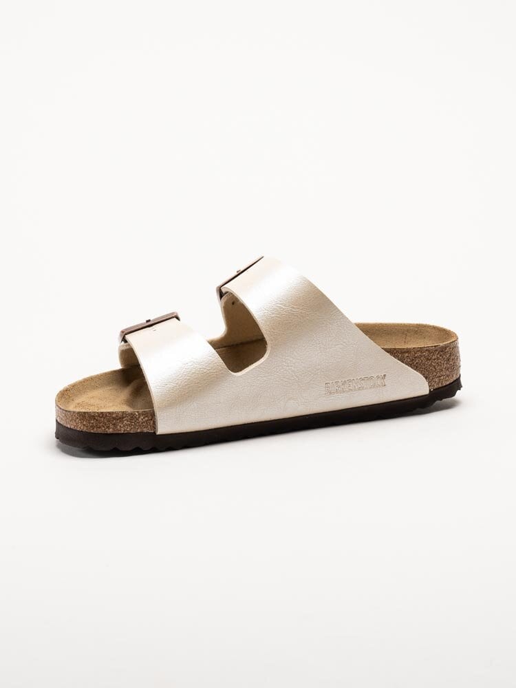 Birkenstock - Arizona Birko-Flor narrow - Platinafärgade slip in sandaler