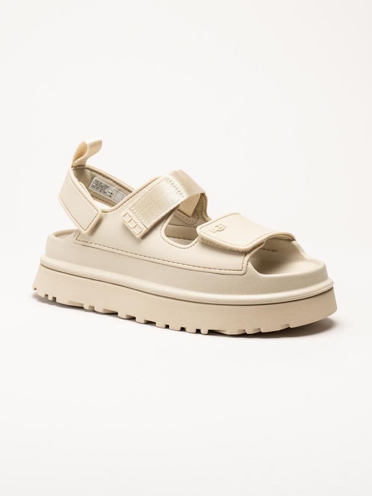 UGG - W GoldenGlow - Off white platåsandaler