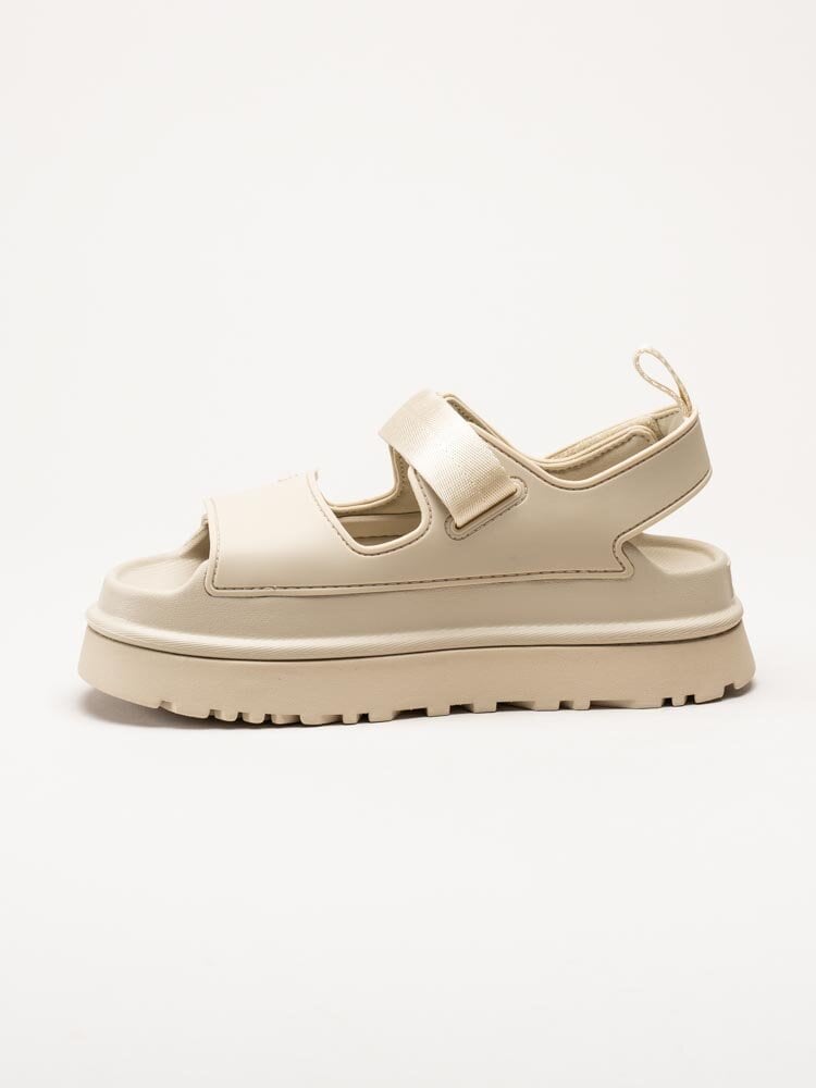 UGG - W GoldenGlow - Off white platåsandaler