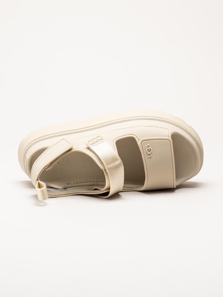 UGG - W GoldenGlow - Off white platåsandaler