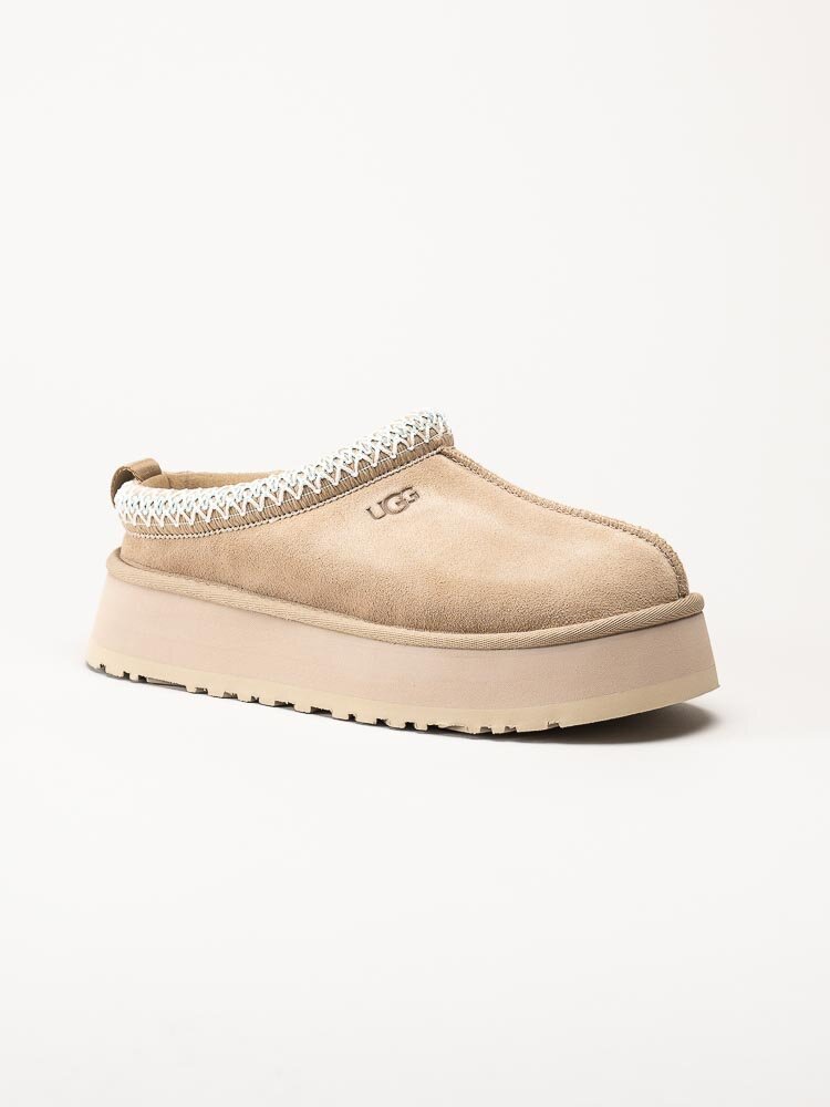 UGG - W Tazz - Beige tofflor i mocka