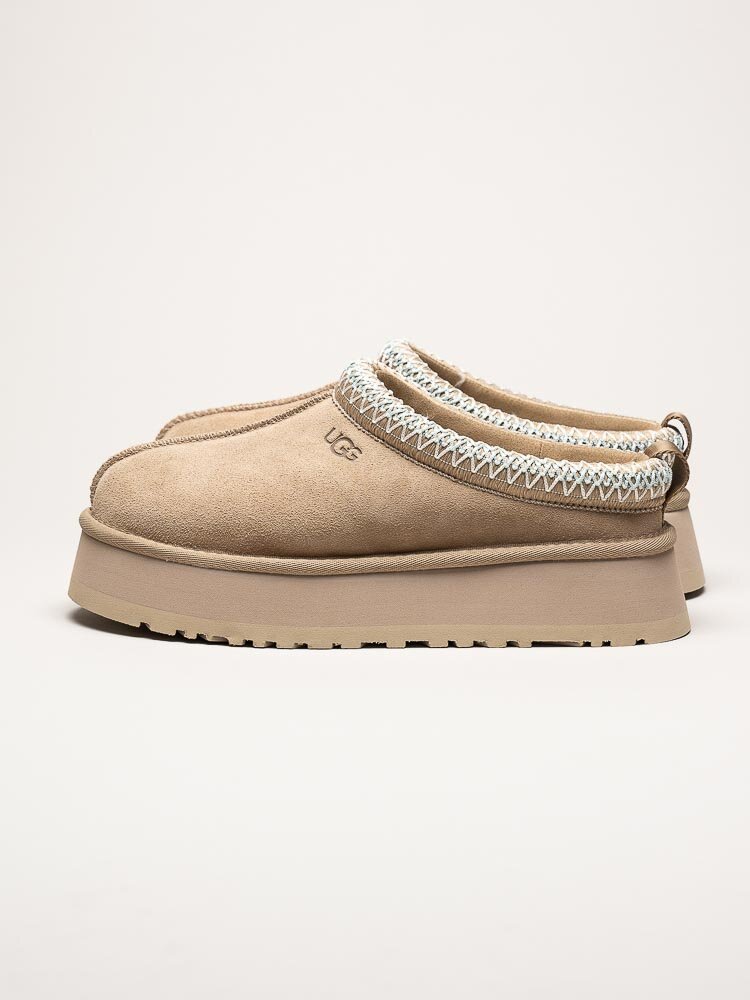 UGG - W Tazz - Beige tofflor i mocka