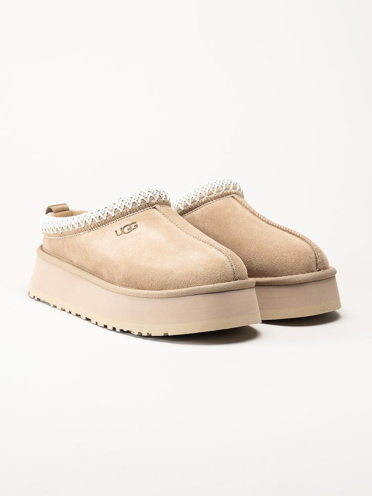 UGG - W Tazz - Beige tofflor i mocka