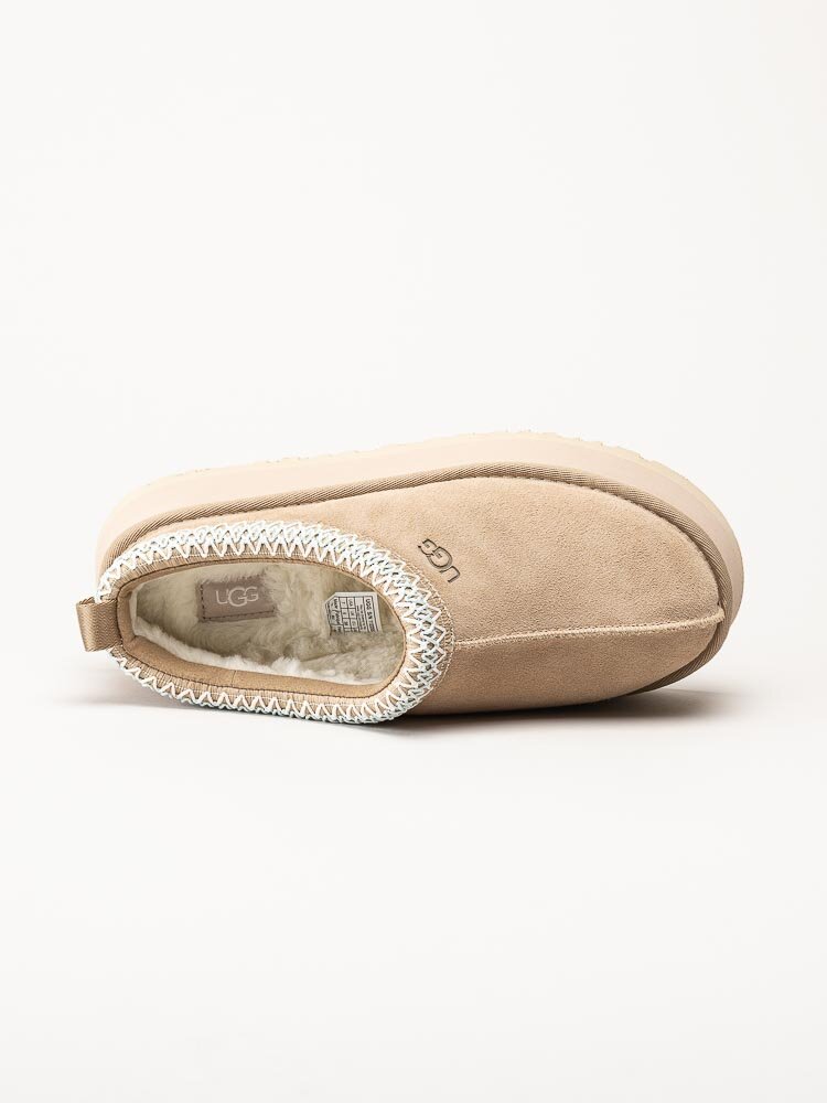 UGG - W Tazz - Beige tofflor i mocka