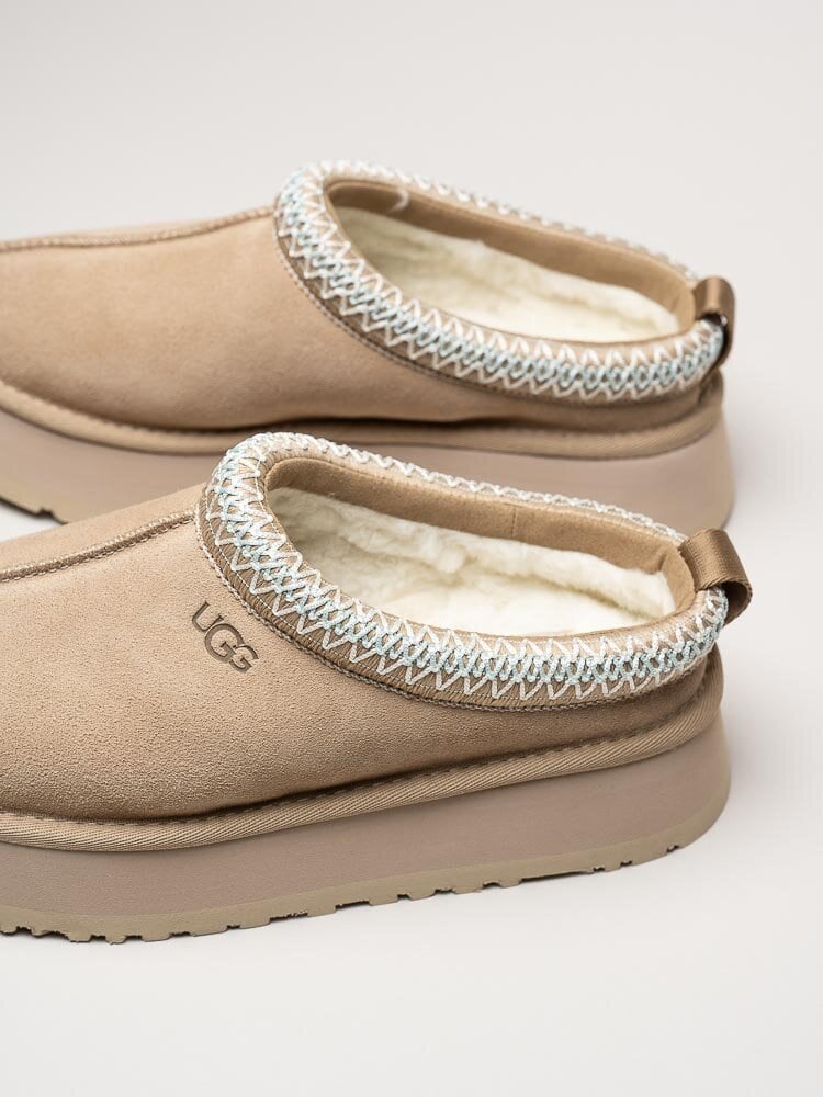 UGG - W Tazz - Beige tofflor i mocka