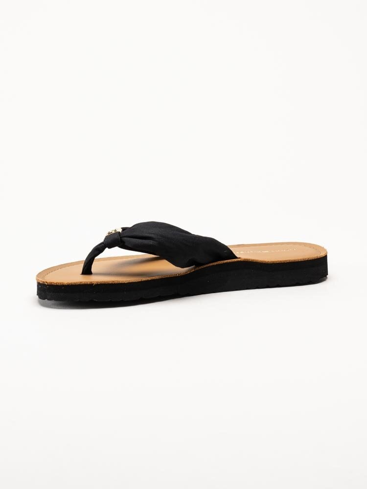 Tommy Hilfiger - TH Elevated Beach Sandal - Svart flip flops