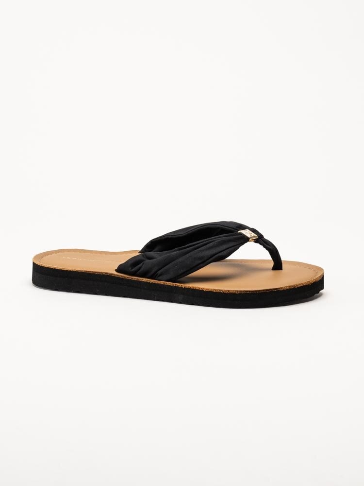 Tommy Hilfiger - TH Elevated Beach Sandal - Svart flip flops