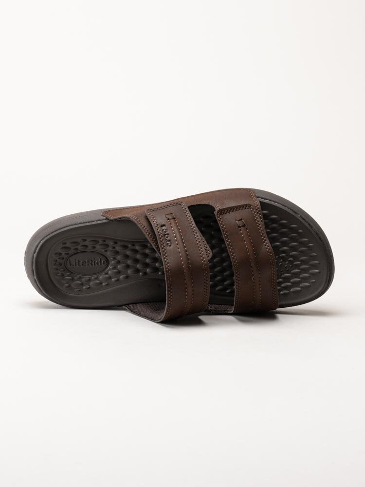 Crocs - Yukon Vista II - Mörkbruna slip in sandaler